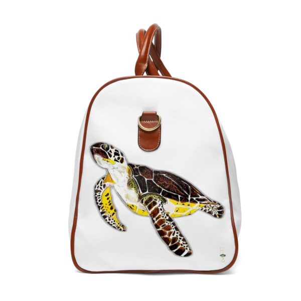 "Sea Turtle: Sea Life Series”™ Waterproof Travel Bag, Duffle Bag, Turtle duffle bag, Sea Turtle Duffle Bag, Travel Bag, Sea Turtle Travel Bag, Turtle Travel bag, Airline bag, Carry on Bag, Turtle Carry on Bag, Turtle Airline Bag, Sea Turtle Airline Bag, Waterproof Bag - Image 5