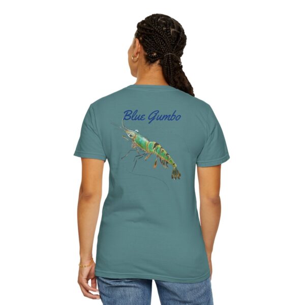 Blue Gumbo Shrimp Series T-shirt, Men's T-Shirt - Image 79