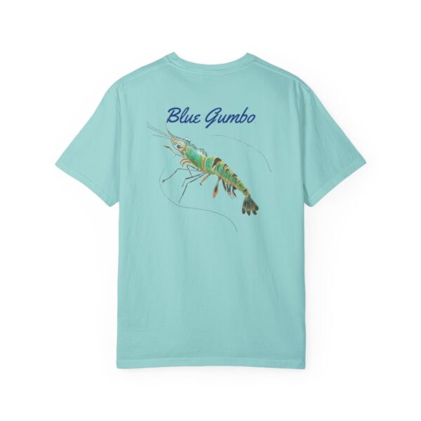 Blue Gumbo Shrimp Series T-shirt, Men's T-Shirt - Image 3