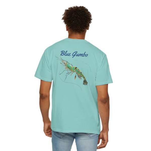 Blue Gumbo Shrimp Series T-shirt, Men's T-Shirt - Image 11