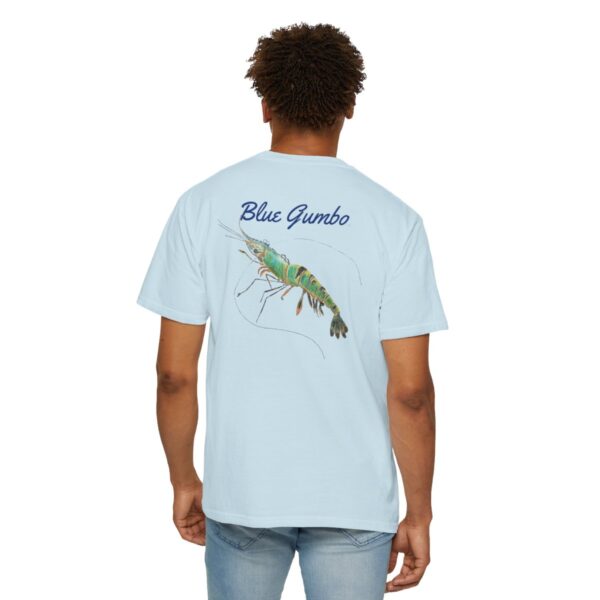 Blue Gumbo Shrimp Series T-shirt, Men's T-Shirt - Image 128