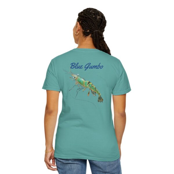 Blue Gumbo Shrimp Series T-shirt, Men's T-Shirt - Image 92