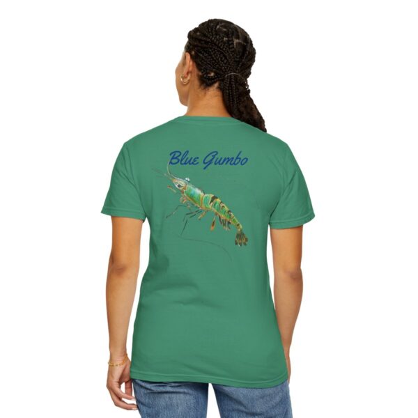 Blue Gumbo Shrimp Series T-shirt, Men's T-Shirt - Image 66