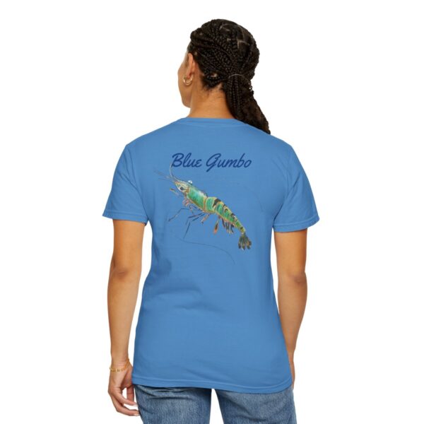 Blue Gumbo Shrimp Series T-shirt, Men's T-Shirt - Image 131