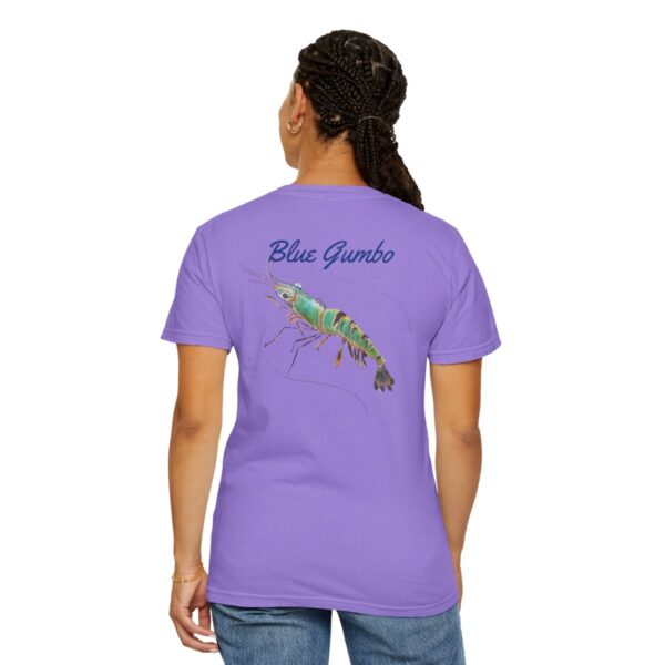 Blue Gumbo Shrimp Series T-shirt, Men's T-Shirt - Image 144