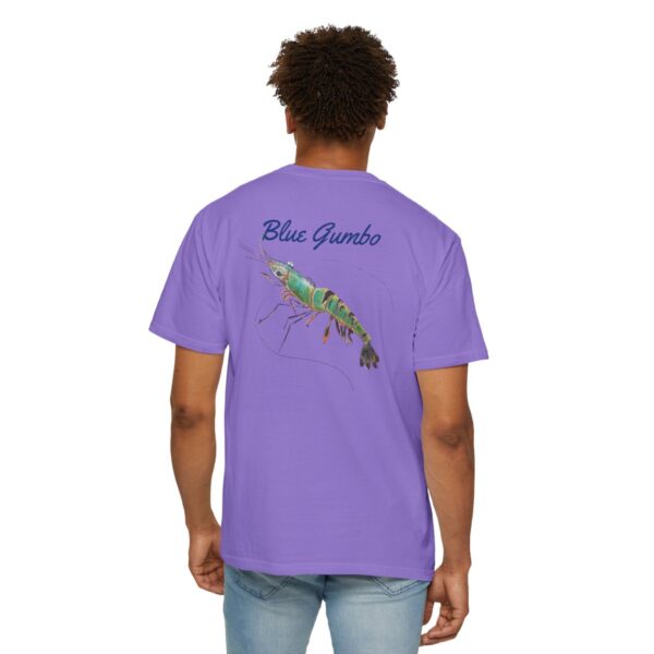 Blue Gumbo Shrimp Series T-shirt, Men's T-Shirt - Image 154