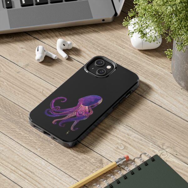 "Octopus" Sea Life Series on Black; R G Concepts Tough Phone Cases, iPhone Case, iPhone Cases, Phone Case, Fish iPhone, Octopus iPhone Case