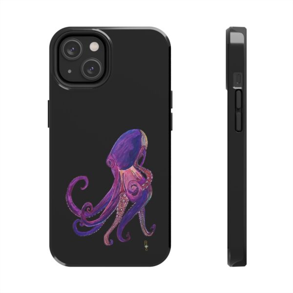 "Octopus" Sea Life Series on Black; R G Concepts Tough Phone Cases, iPhone Case, iPhone Cases, Phone Case, Fish iPhone, Octopus iPhone Case - Image 2