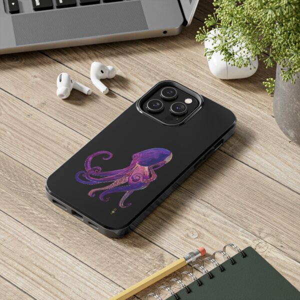 "Octopus" Sea Life Series on Black; R G Concepts Tough Phone Cases, iPhone Case, iPhone Cases, Phone Case, Fish iPhone, Octopus iPhone Case - Image 83